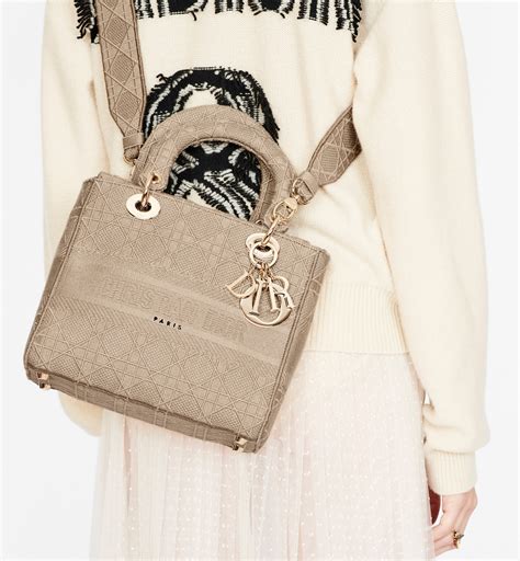 dior lady d lite beige|dior d lite bag.